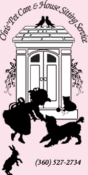 Chris' Pet Care & House Sitting Service logo